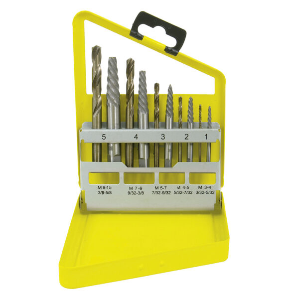Juego de extractor para tornillos con brocas, 10 piezas Surtek - Ferrechingón