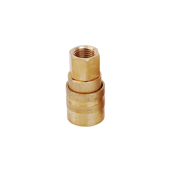 Cople de bronce de conexión rápida 1/4" NPT, hembra Surtek - Ferrechingón