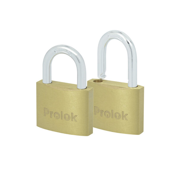 Juego de candados de latón cortos 40 mm, llave estándar, 2 piezas Prolok - Ferrechingón