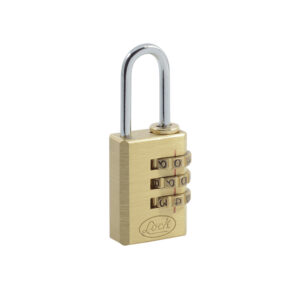 Candado de combinación programable para maleta, latón, 20 mm Lock - Ferrechingón