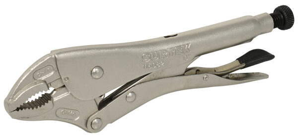 Pinza de presión de 12" quijada curva Surtek - Ferrechingón