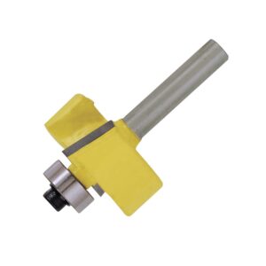 Broca para router de acero rebajadora con balero 1-1/4" zanco de 1/4" Surtek - Ferrechingón