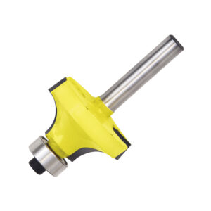 Broca para router de acero redondeadora de moldura con balero 1" zanco de 1/4" Surtek - Ferrechingón
