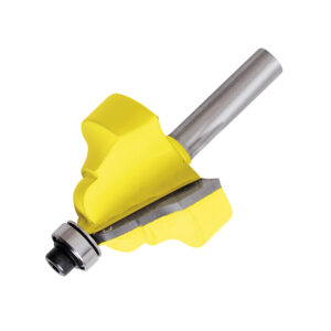 Broca para router de acero romana con balero 1-3/8" zanco de 1/4" Surtek - Ferrechingón