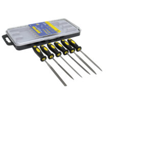 Juego de limas combinadas con mango bimaterial para joyero, 6 piezas Surtek - Ferrechingón