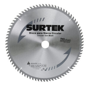 Disco para sierra circular para corte madera 60 dientes, 7-1/4" Surtek - Ferrechingón