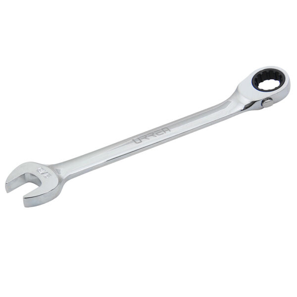 Llave combinada pulido espejo de matraca spline reversible en pulgadas, 9/16" Urrea - Ferrechingón