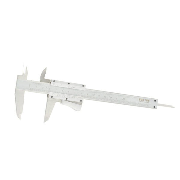 Calibrador en pulgadas y milímetros vernier autolock 0 - 6" Surtek - Ferrechingón