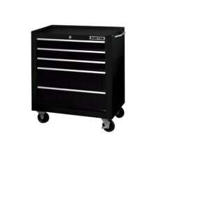 Gabinete móvil color negro 5 gavetas 27" Surtek - Ferrechingón