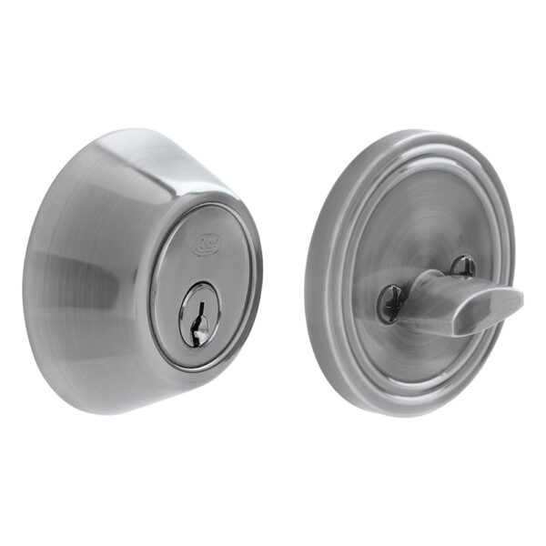 Cerrojo residencial función doble, níquel satinado, llave estándar, blíster Lock Cerrojo residencial función doble, níquel satinado, llave estándar, blíster Lock - Ferrechingón