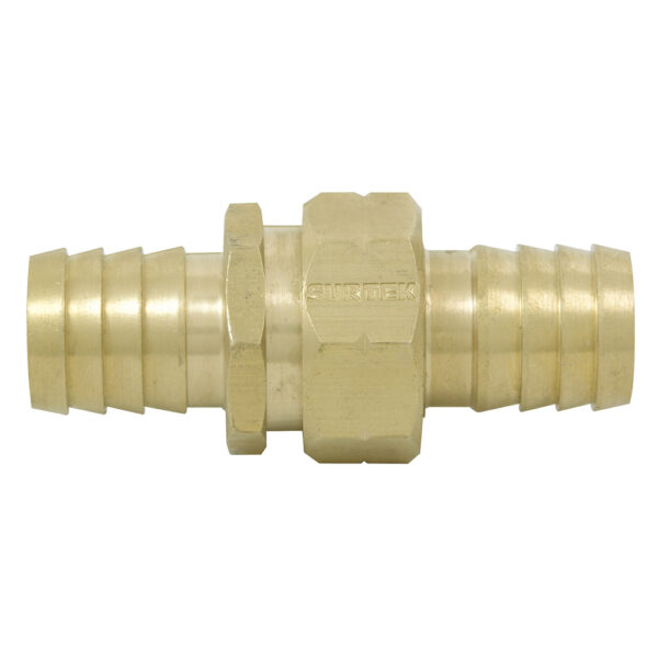 Conector para manguera de riego de latón, 5/8" macho-hembra Surtek - Ferrechingón