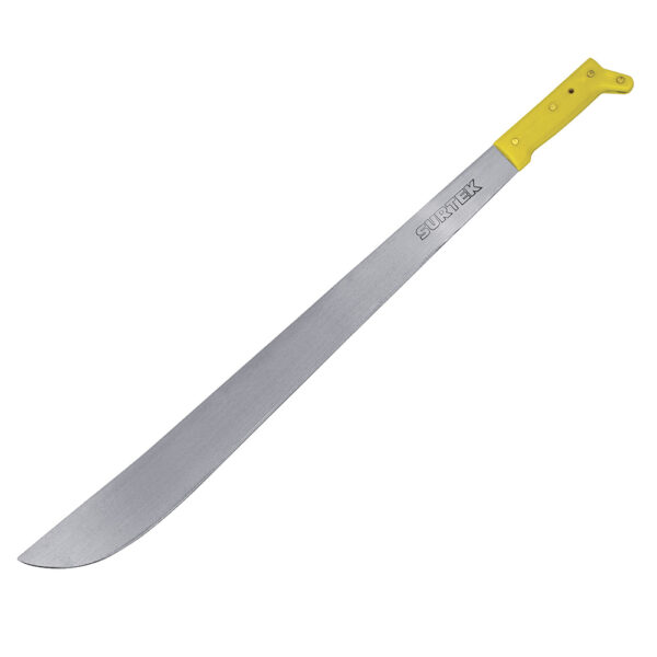 Machete laminado con mango amarillo recto 26" Surtek - Ferrechingón