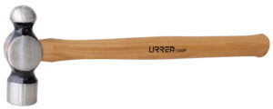 Martillo maquinado de bola con mango de madera hickory Americano de 16", 24 oz Urrea - Ferrechingón
