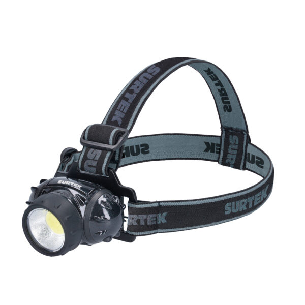 Linterna de LED para cabeza a baterías 3 pilas "AAA" de 100 lm Surtek - Ferrechingón