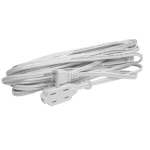 Extensión eléctrica doméstica color blanco, 2 m Surtek - Ferrechingón