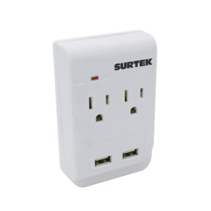Multicontacto de barra 2 entradas 2 USB Surtek - Ferrechingón