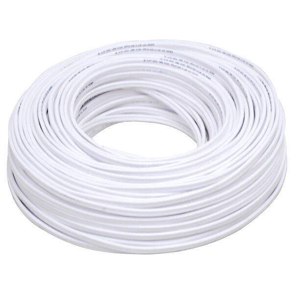 Cable eléctrico POT 2 x 18, 100 m color blanco Surtek - Ferrechingón