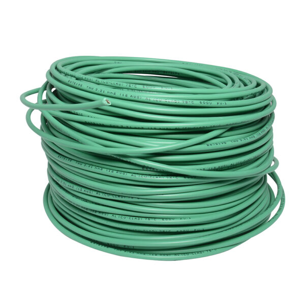 Cable eléctrico THW calibre 10, 100 m color verde Surtek - Ferrechingón