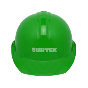 Casco de seguridad con ajuste de intervalos, color verde Surtek - Ferrechingón