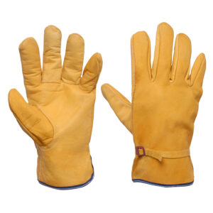 Guantes tipo argonero de piel de vacuno con cintillo unitalla Surtek - Ferrechingón