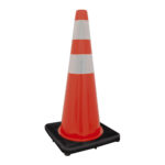 Cono de precaución con banda reflejante, 70 cm Surtek - Ferrechingón