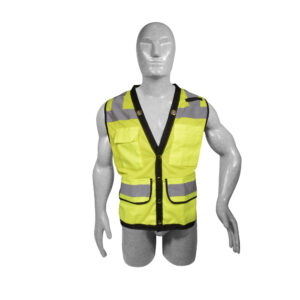 Chaleco de seguridad tipo supervisor cerrado de alta visibilidad naranja unitalla Surtek - Ferrechingón