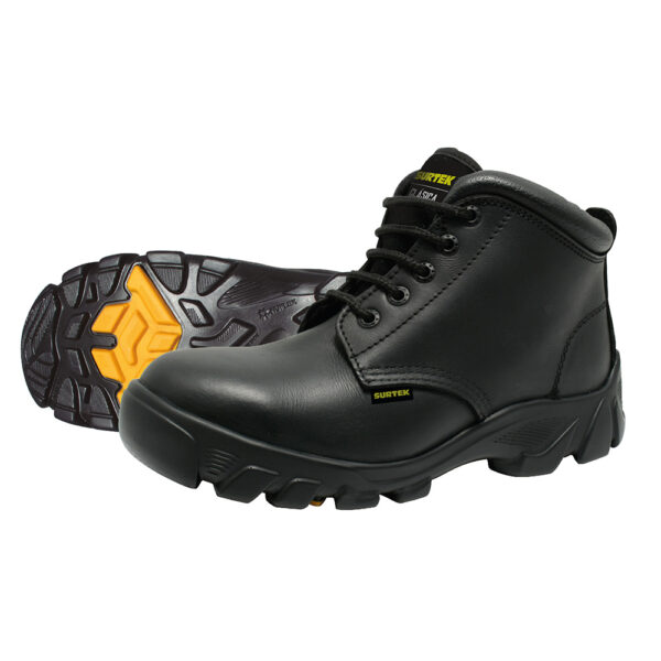 Botas de seguridad clásicas con casquillo de acero #24 cm Surtek - Ferrechingón