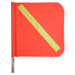 Banderín de PVC con reflejante y vástago de madera Surtek - Ferrechingón