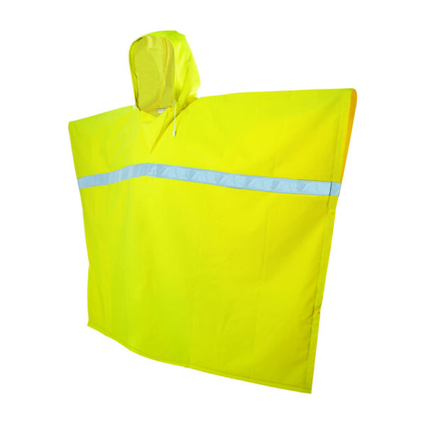 Poncho impermeable con cintas reflejantes unitalla Surtek - Ferrechingón