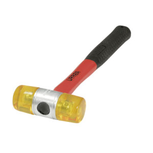 Martillo con tapas plásticas con mango de fibra de vidrio de 11-1/4", 13 oz Urrea - Ferrechingón