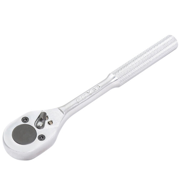 Matraca reversible para dado cuadro de 3/8", cabeza tipo pera, mango moleteado Foy Matraca reversible para dado cuadro de 3/8", cabeza tipo pera, mango moleteado Foy - Ferrechingón