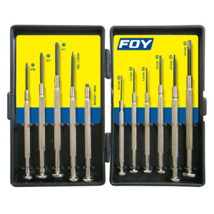 Juego de destornilladores de precisión combinados, 11 piezas Foy - Ferrechingón