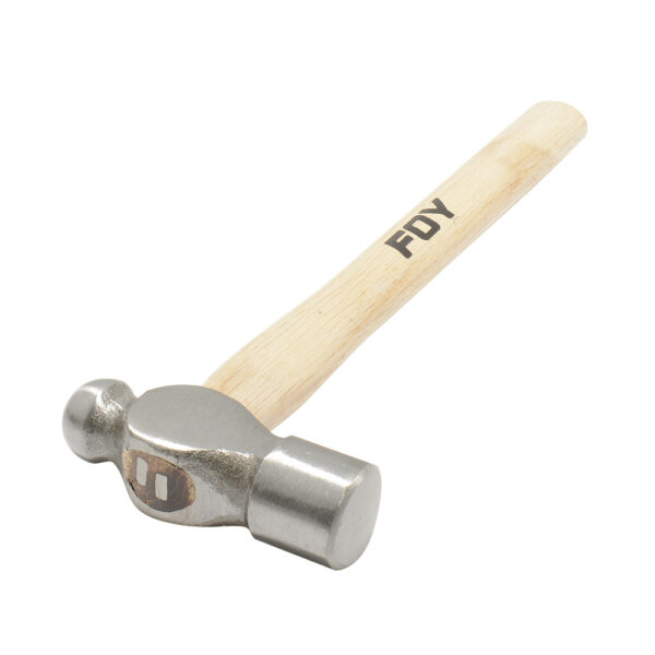 Martillo pulido de bola con mango de madera de 14", 16 oz Foy - Ferrechingón