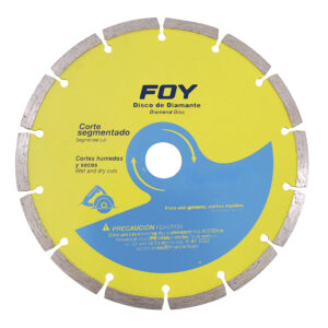 Disco de diamante segmentado, 4-1/2" Foy - Ferrechingón
