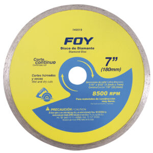 Disco de diamante continuo, 7" Foy - Ferrechingón