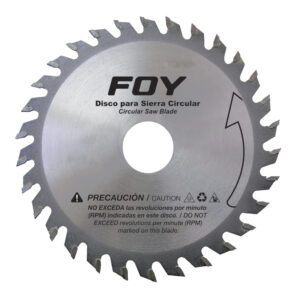 Disco para sierra circular para corte madera 24 dientes, 7-1/4" Foy - Ferrechingón