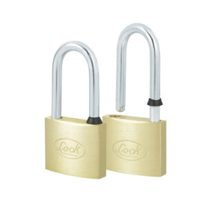 Juego de candados de latón largos 40 mm, llave estándar, 2 piezas Lock - Ferrechingón