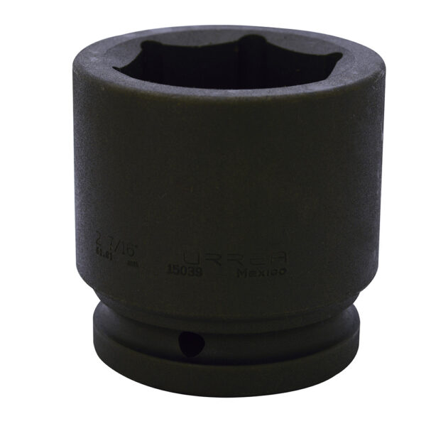 Dado de impacto cuadro de 1-1/2", 6 puntas, en pulgadas, 2-7/16" Urrea - Ferrechingón
