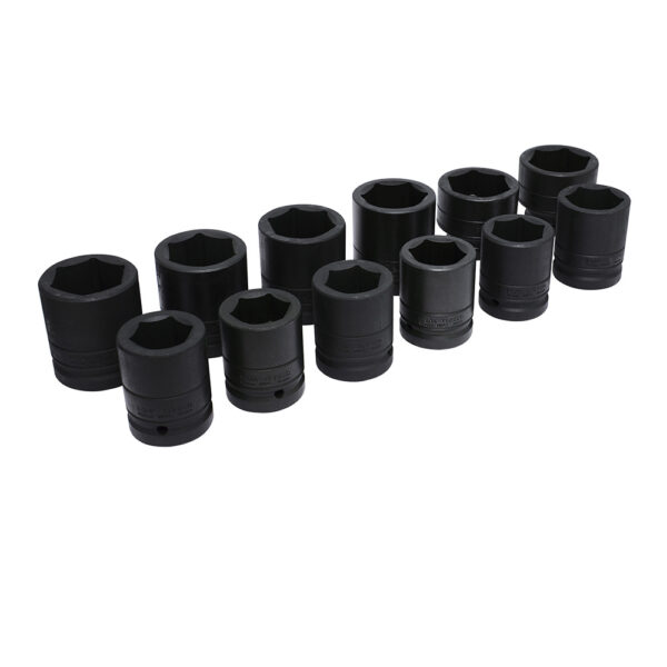 Juego de dados de impacto cuadro de 1", 6 puntas, en pulgadas, 12 piezas Urrea - Ferrechingón