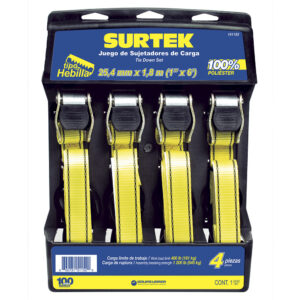 Juego de sujetadores tipo hebilla, 4 piezas Surtek - Ferrechingón