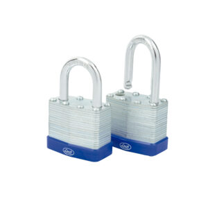 Juego de candados laminados 40 mm, llave estándar, 2 piezas Lock - Ferrechingón