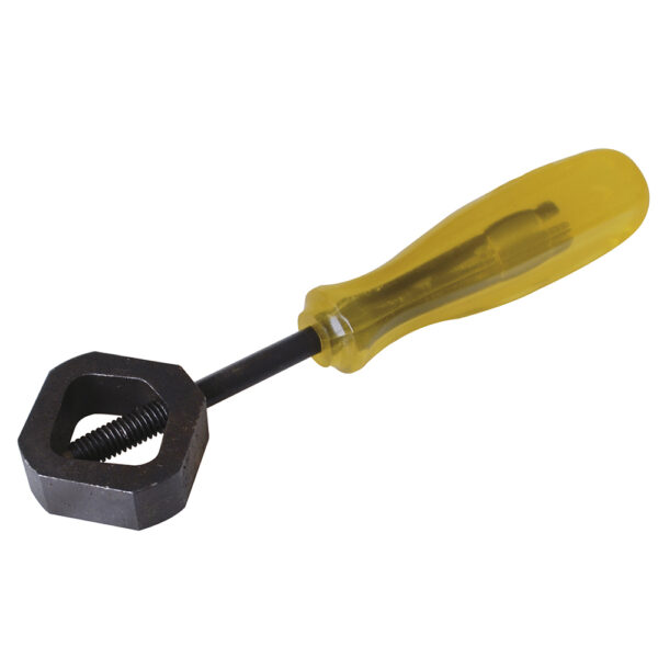 Porta cincel cuadrado con mango ergonómico de plástico 8-1/2" Urrea - Ferrechingón