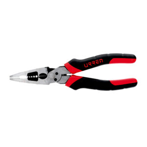 Pinza multipropósitos con mango bimaterial de 8" punta larga Urrea - Ferrechingón
