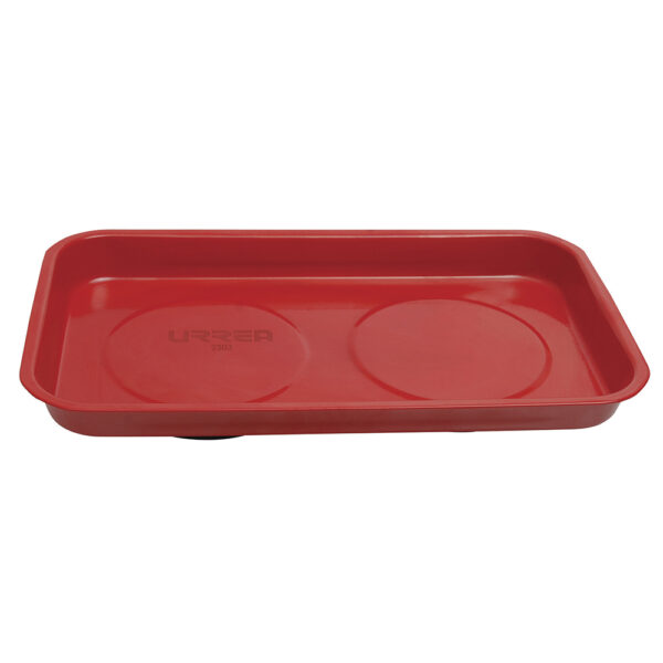 Charola magnética con cubierta de pintura electrostática, rectangular 14 cm x 24 cm Urrea - Ferrechingón