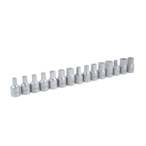 Juego de dados cuadro de 3/8" para drenado de aceite, 14 piezas Urrea - Ferrechingón