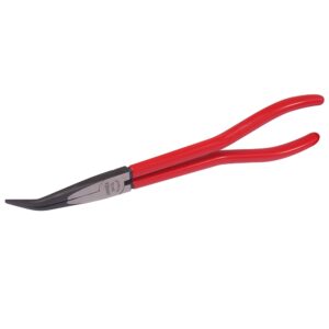 Pinza para electricista con mango rubber grip de 9-5/8" extra larga curva a 45° Urrea - Ferrechingón