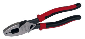 Pinza para electricista con mango bimaterial de 9-3/8" corte lateral con poncha cable alta Urrea - Ferrechingón