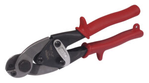Tijera corta cable y alambre con mango rubber grip de acero, 9" Urrea - Ferrechingón