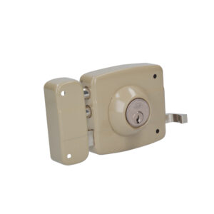 Cerradura de sobreponer función instala fácil, izquierda, 2 bulones, llave estándar, en ca Lock - Ferrechingón