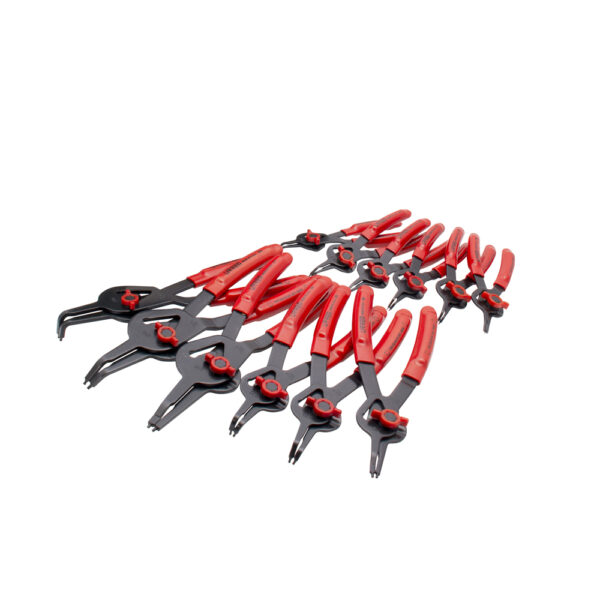Juego de pinzas para anillos de retención convertibles con mariposa, 12 piezas Urrea - Ferrechingón